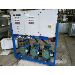 koel, vries, compressors, installatie, frame, winkel