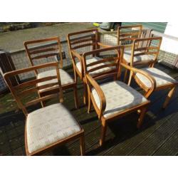 6 eetkamerstoelen