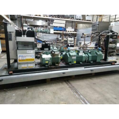 koel, vries, compressors, installatie, frame, winkel
