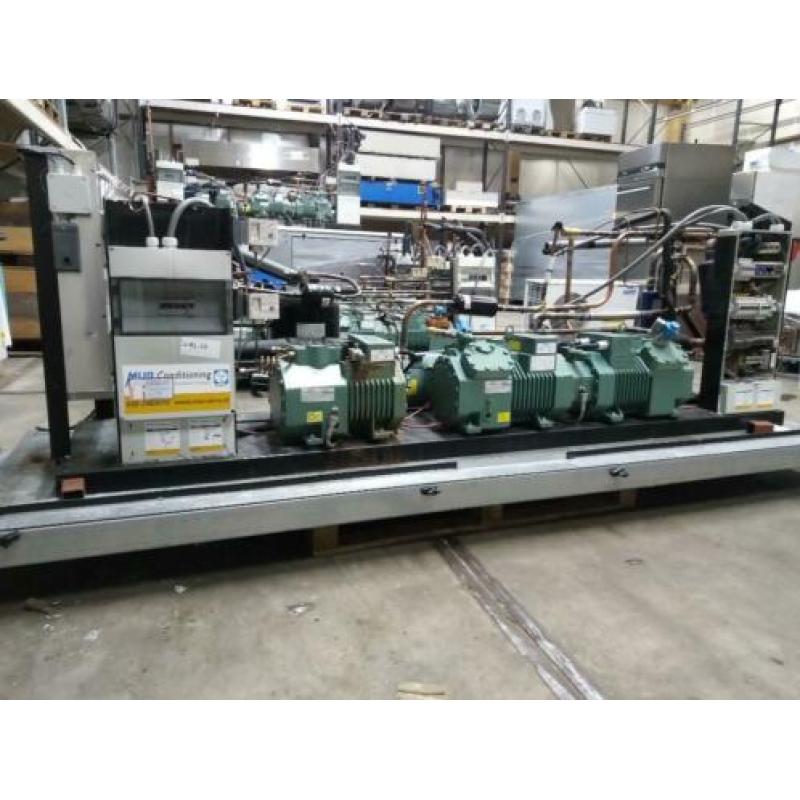 koel, vries, compressors, installatie, frame, winkel