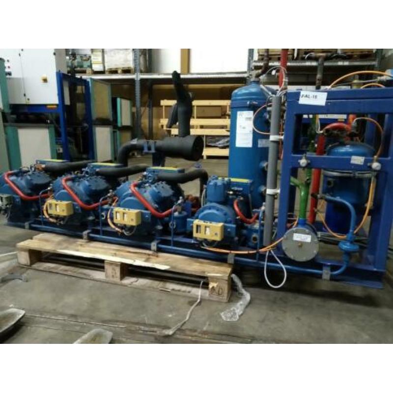 koel, vries, compressors, installatie, frame, winkel