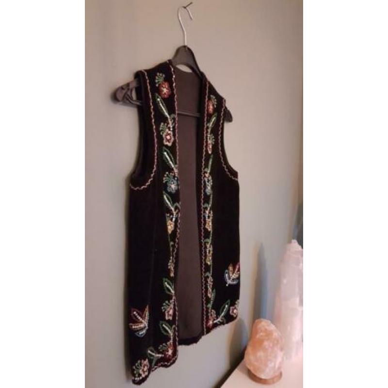 Vintage gilet/waistcoat. Boho/bohemian, romy boomsma stijl
