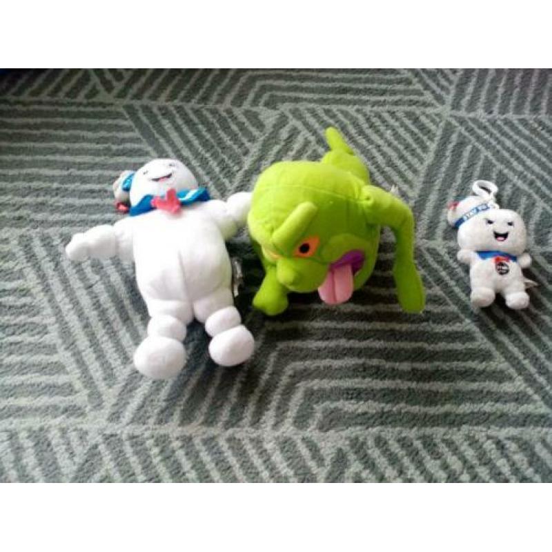 Ghostbusters knuffels slimer marshmallow man stay puft