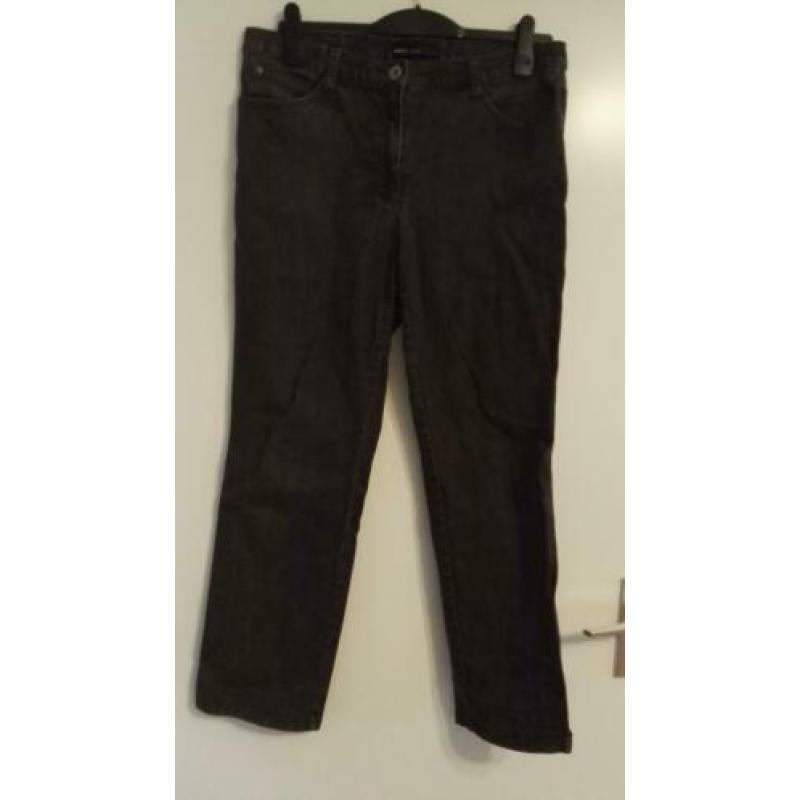 Brax lange bruine spijkerbroek Mt 44 stretch ZGAN! jeans Sta