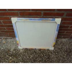 Nieuw Tuin Canvas met Vlinders en Bloemen / nog in plastic