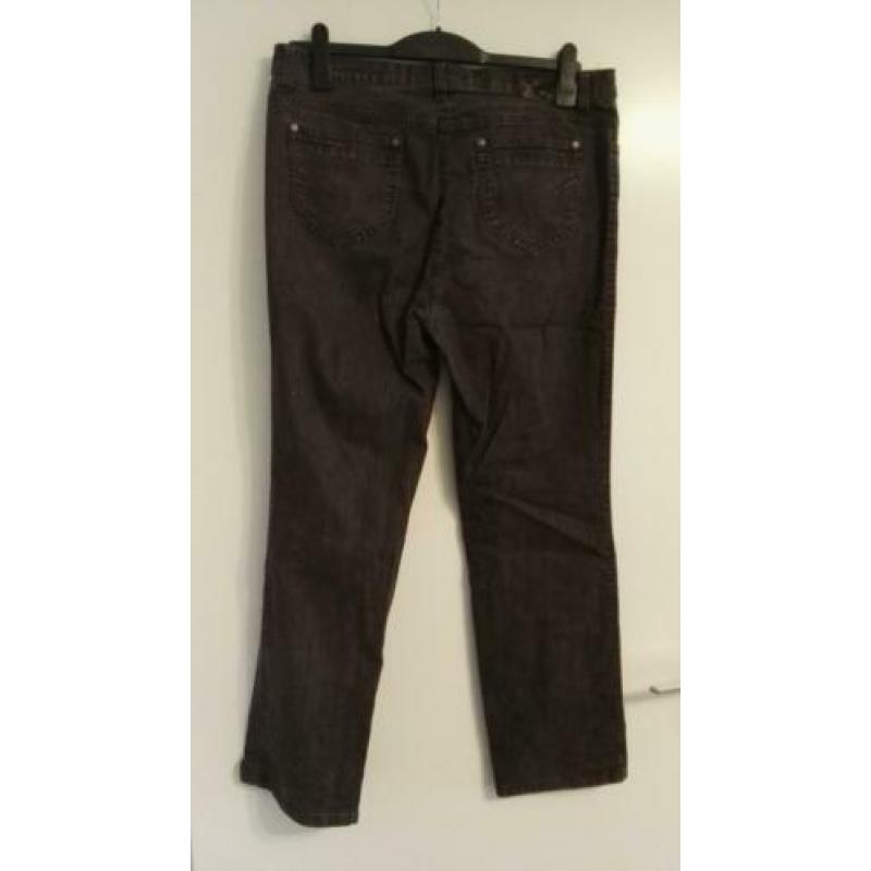 Brax lange bruine spijkerbroek Mt 44 stretch ZGAN! jeans Sta