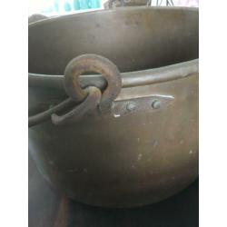 brocante koperen ketel