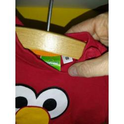 Sesamstraat mt 68 shirt Elmo