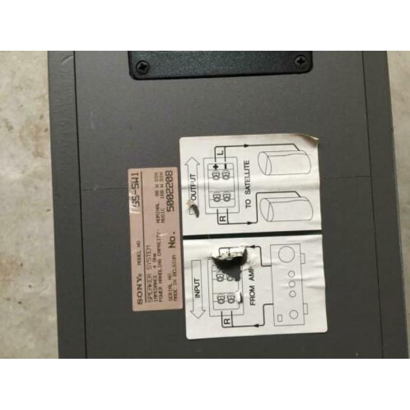 Sony passieve subwoofer