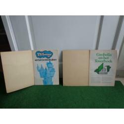 2 plaatjesalbums AH, Tita Tovenaar en het Grobbekuiken,1972