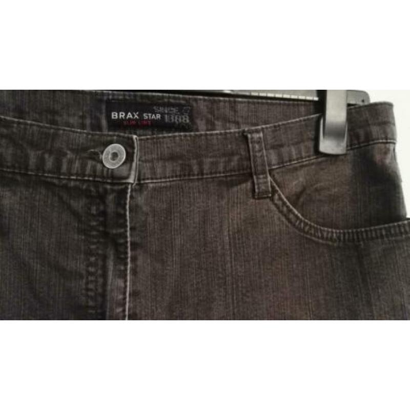 Brax lange bruine spijkerbroek Mt 44 stretch ZGAN! jeans Sta