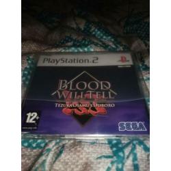 Blood Will Tell Playstation 2 rare! NIEUW PRE-RELEASE VERSIE