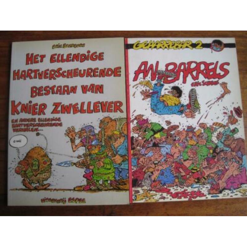Eric Screurs strips Joop Klepzeiker, Adrianus, e.a.