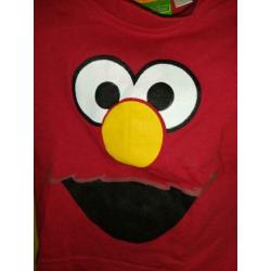 Sesamstraat mt 68 shirt Elmo