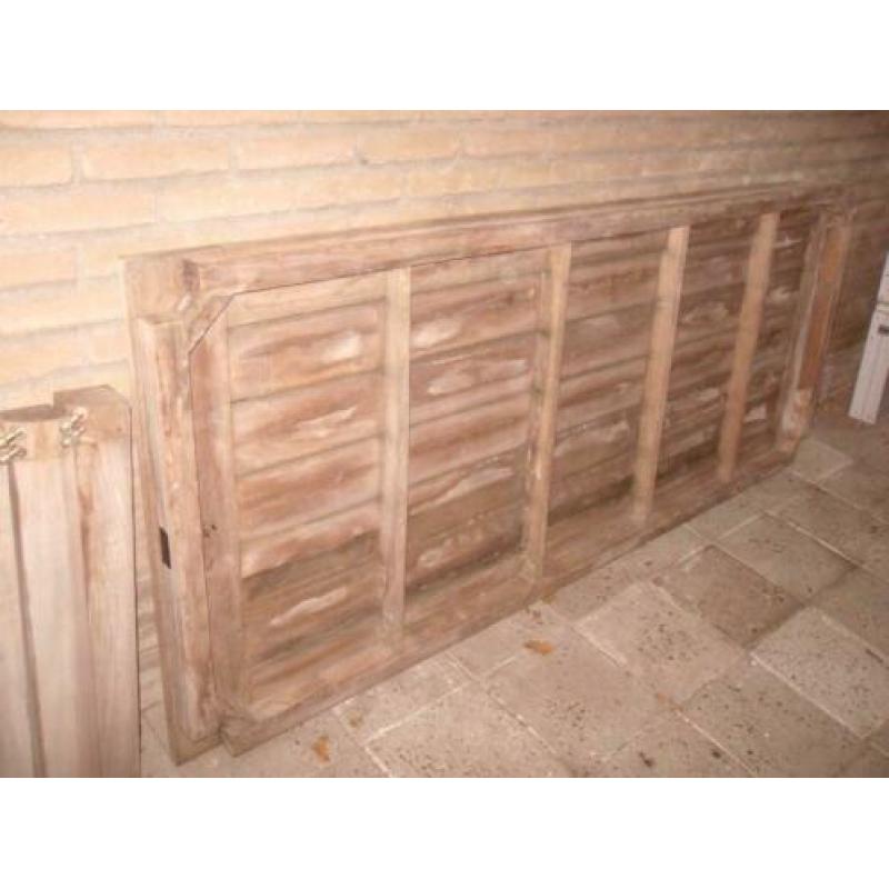 Kees Smit dining tuintafel ROUGH-S 220x90x76cm - Old Teak