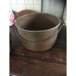 brocante koperen ketel