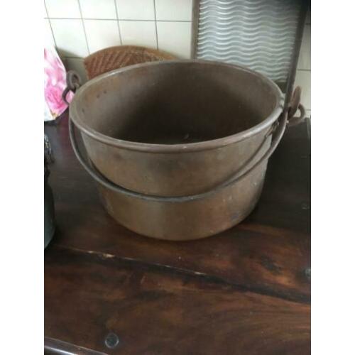 brocante koperen ketel