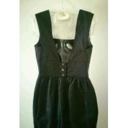 Karl Lagerfeld Designer Black Dress jurk S 36 Zwart Kerst