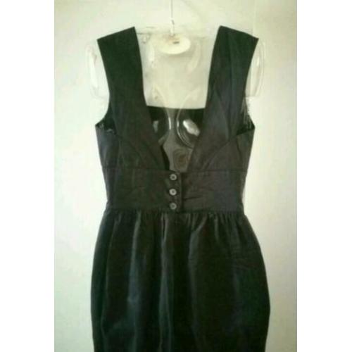 Karl Lagerfeld Designer Black Dress jurk S 36 Zwart Kerst