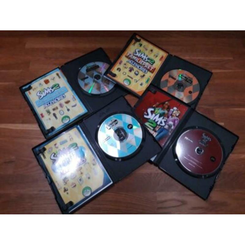 Sims 2 met diverse uitbreidingen