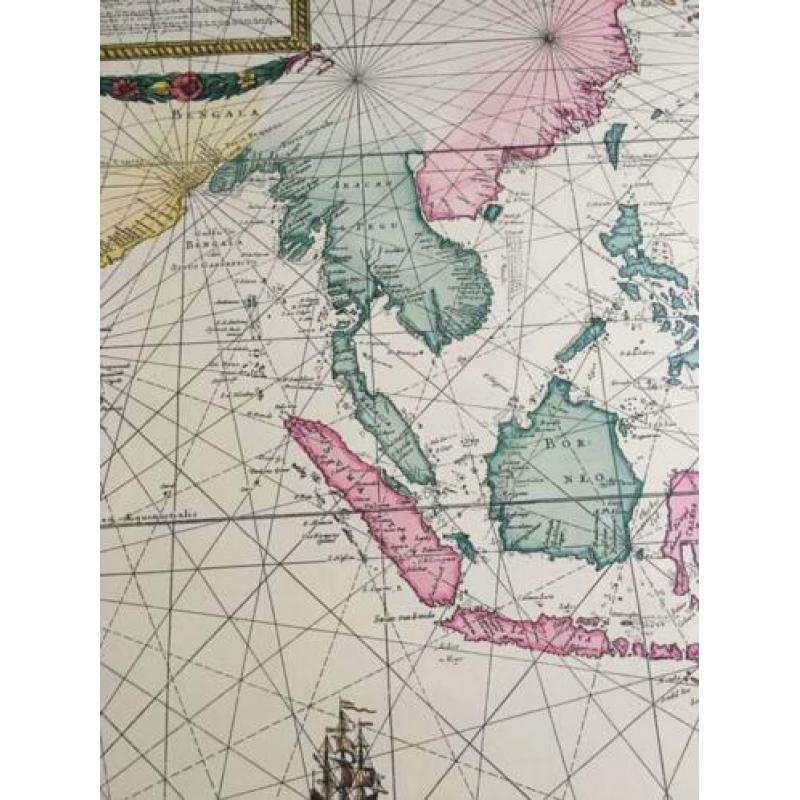Oude Kaart van Oost - Indië