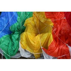 parachute rechthoekig met harnas