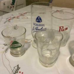 Verzameling bierglazen
