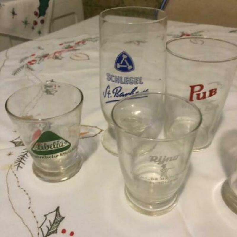 Verzameling bierglazen