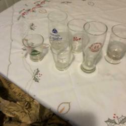 Verzameling bierglazen