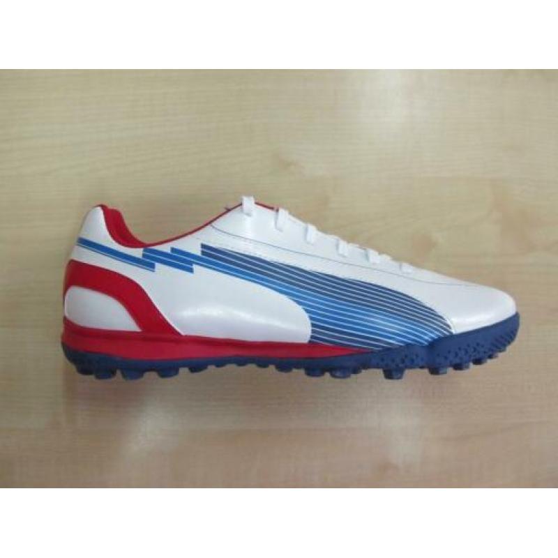 Puma evospeed 5 tt wit blauw rood 10258801, hockey,mt 42 1/2