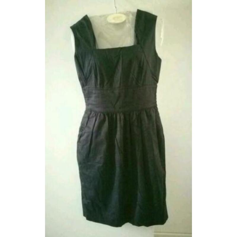 Karl Lagerfeld Designer Black Dress jurk S 36 Zwart Kerst