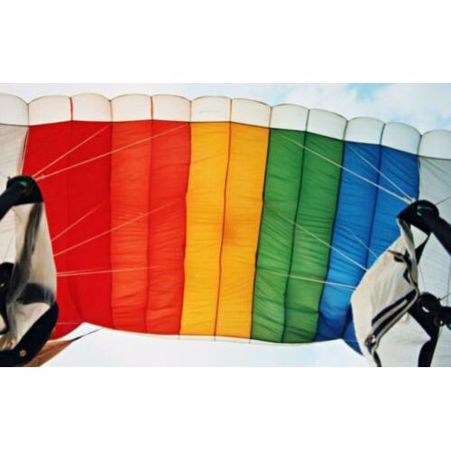 parachute rechthoekig met harnas