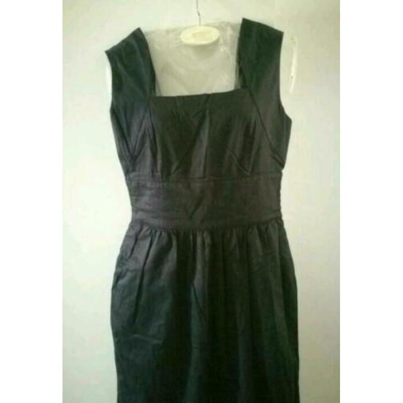 Karl Lagerfeld Designer Black Dress jurk S 36 Zwart Kerst