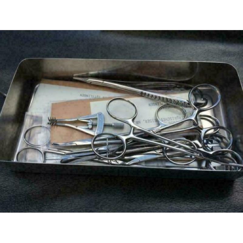 Scalpel houder en andere RVS operatie instrumenten