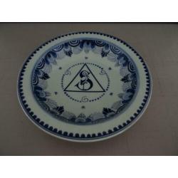 Delfts blauw bordje - ooijevaar