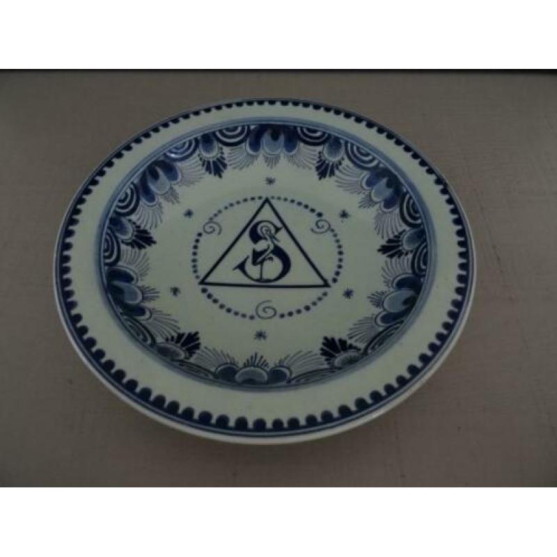 Delfts blauw bordje - ooijevaar