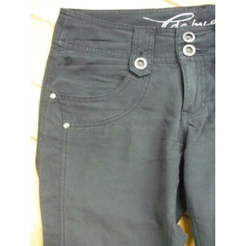 EDC by ESPRIT broek zwart long maat 36