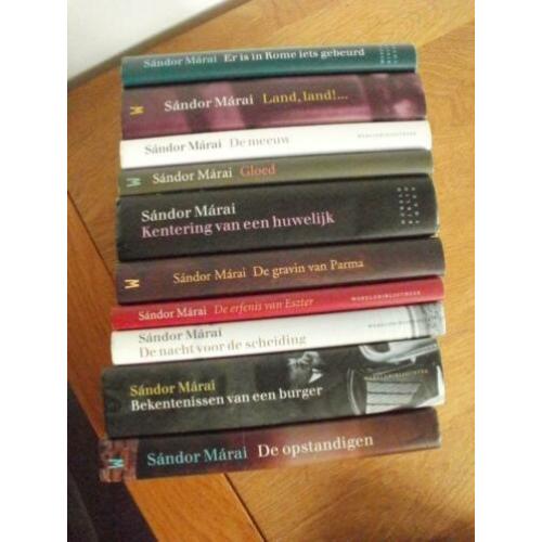 Diverse boeken Sándor Márai