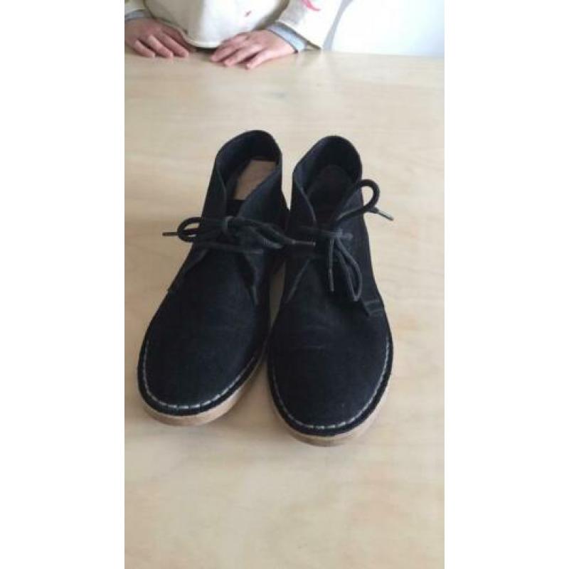 Zwart suède desert boots mt 37