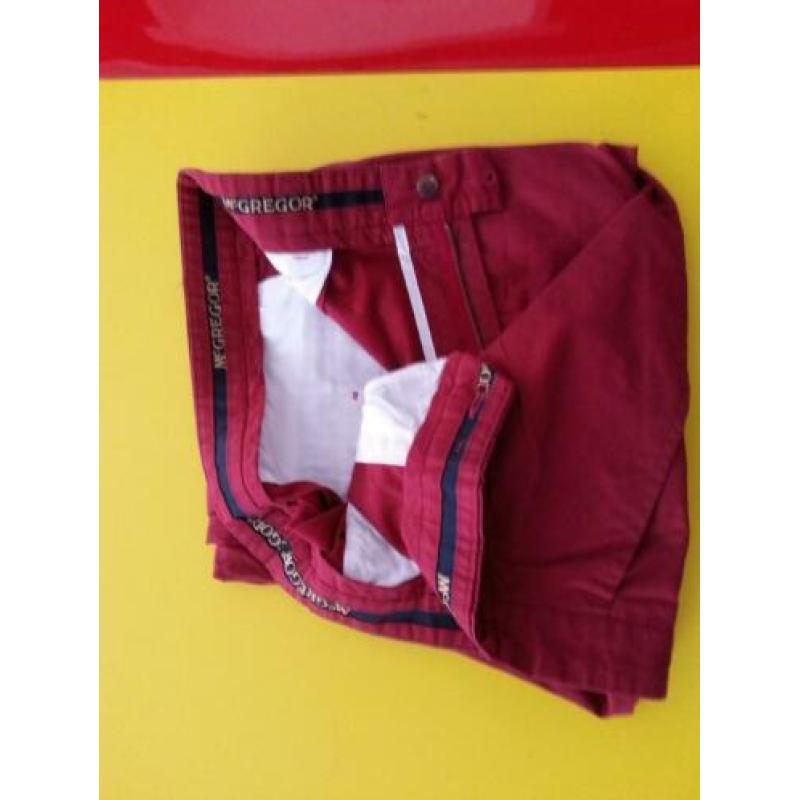 Nieuw Mc Gregor Pantalon met rode kleur maat 54