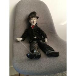 Zeldzame brocante pop van Charlie Chaplin
