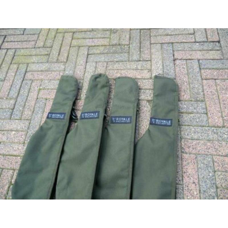 ***4x fox royale collection 12ft sleeves / pouches ***
