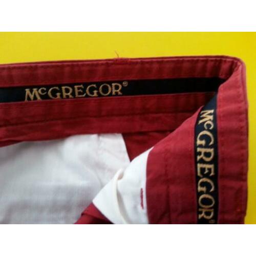 Nieuw Mc Gregor Pantalon met rode kleur maat 54