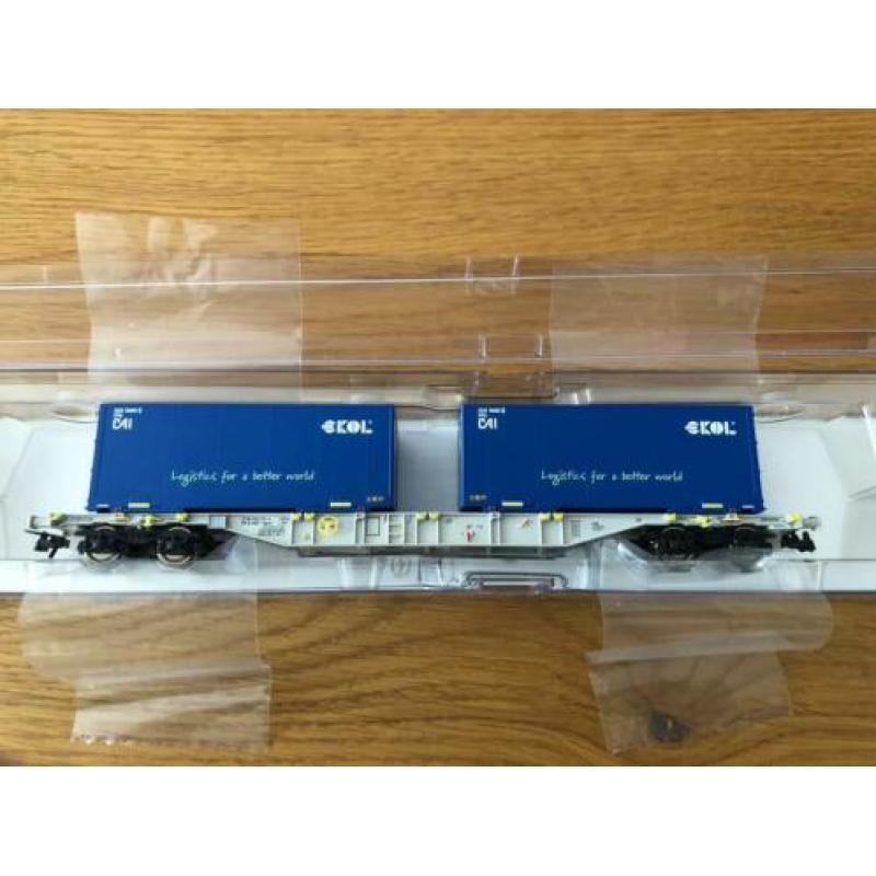 Roco 76947 Sgnns AAE container wagon Ekol