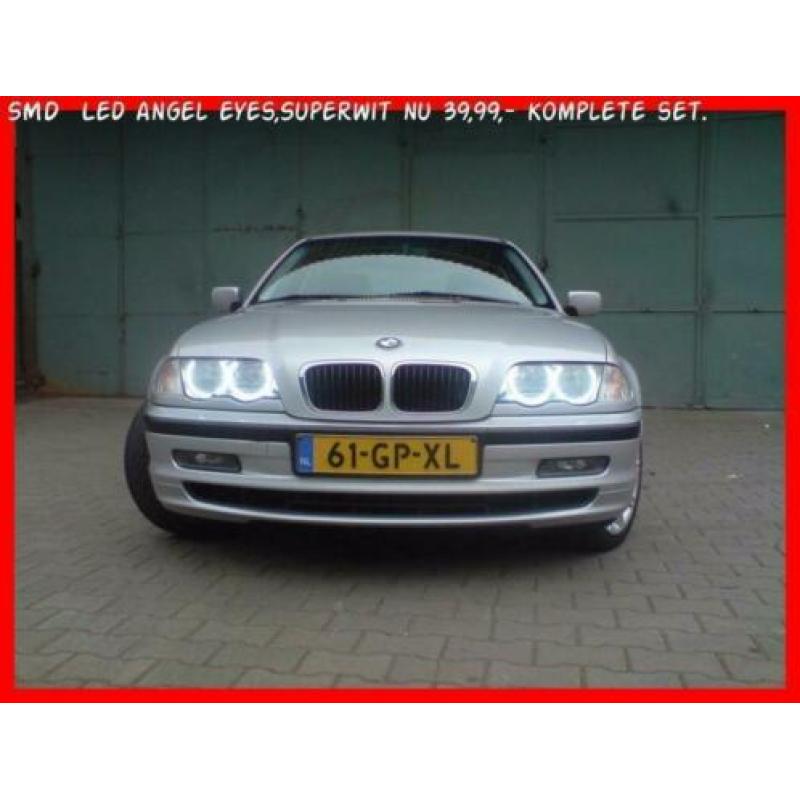 Superwitte angel eyes, set van 4 E39-E36-E46-(0-E91 voorraad