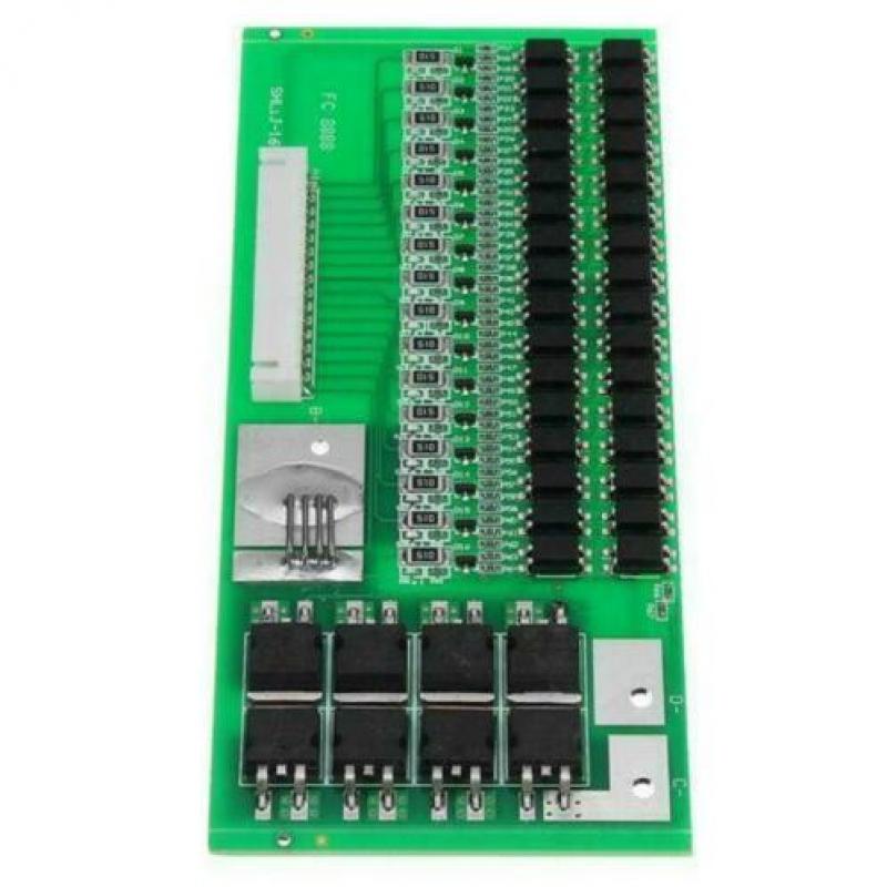 48V 30A 16 Cell LiFePo4 lithium-ionbatterij BMS Balanceer..