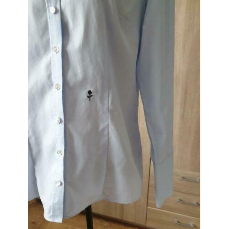 Seidens Ticker lichtblauwe blouse maat 42