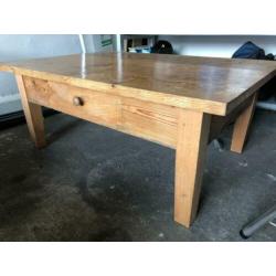Grenen salontafel