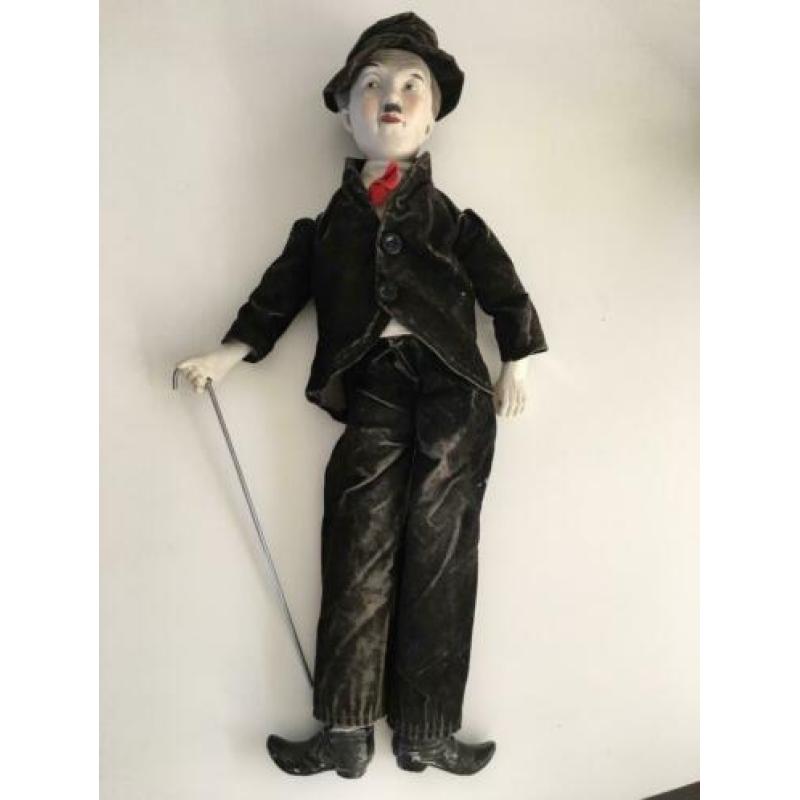 Zeldzame brocante pop van Charlie Chaplin