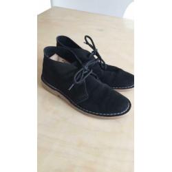 Zwart suède desert boots mt 37